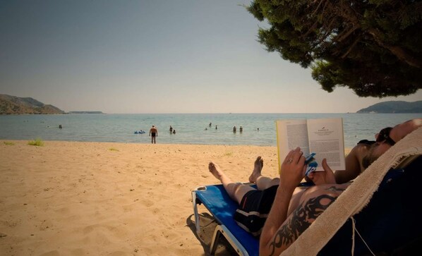 cafe, beach view