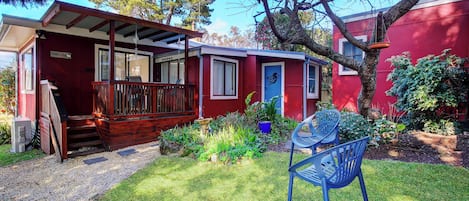 Cottage and Backyard