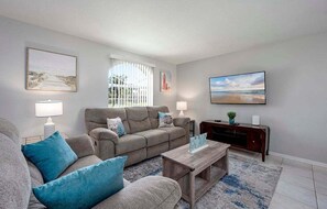 Living Room with Smart TV