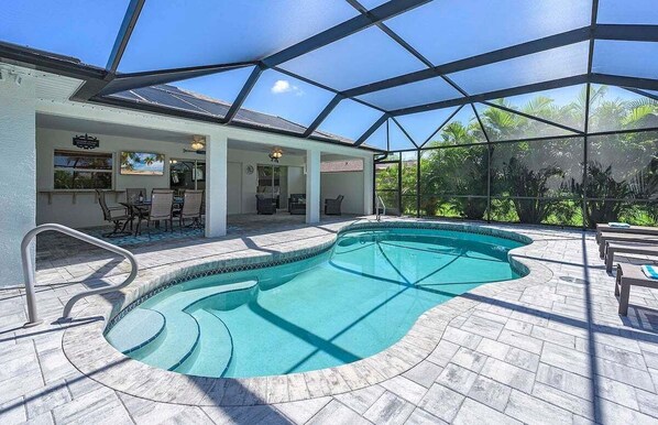 Lanai and Pool Space at Cape Haven