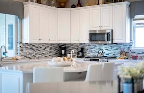 Kitchen with Counter Seating