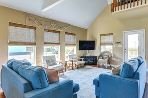 Living Room | 2 Sleeper Sofas | Free WiFi | Central A/C & Heating | 1st Floor