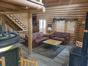 Sit around the charming stone fireplace in the family room enjoying late night chats or plan your upcoming adventures.