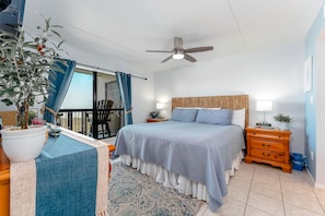 Our primary Bedroom has one of the hottest views of the beach on South Padre Island. The VIPs in your group are going to feel like royalty with a view like this!