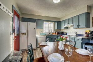 Kitchen with all basic cooking supplies