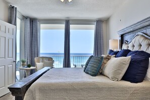 Gulf front master bedroom.