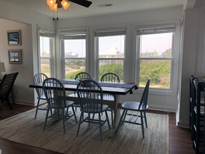 Dining room with seating for six