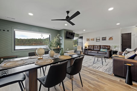 Beautiful, newly renovated space to sit and relax overlooking Sheridan Lake.