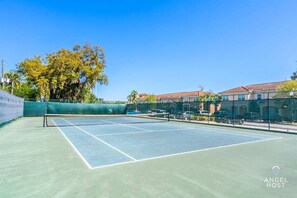 Bring your racquets...there’s a tennis court at the resort!