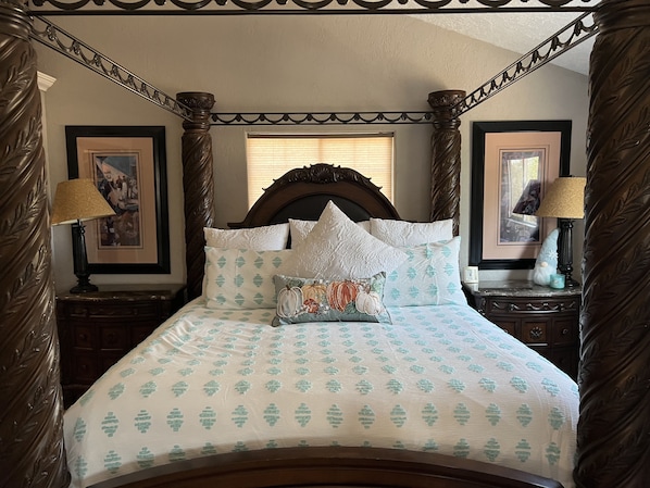 Slide into sheer comfort Ca King Bed is just pure heaven!! 
