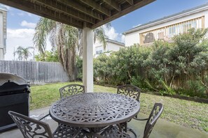 Back Patio with propane grill available