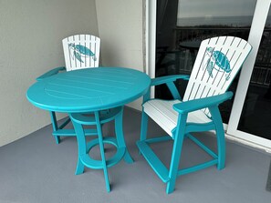 Beachfront balcony
