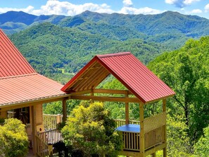 Covered Hot Tub Deck