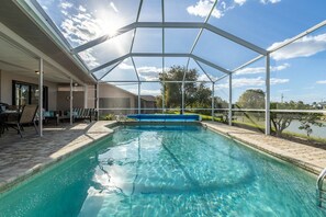 Heated pool vacation rental in Cape Coral, Florida