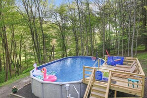 33x18 FT Private, heated pool open early May to early Oct (weather permitting) 