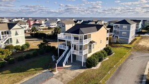 Experience the peace and tranquility of Holden Beach from one of our many decks