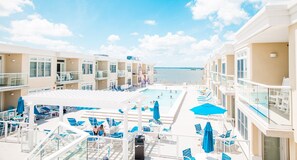 View of the gorgeous outdoor xfinity pool
for condo guests only