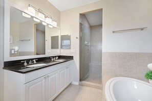 Our Master Bedroom Bathroom With Walk-In Shower!