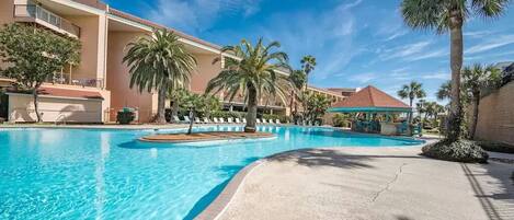 Main pool - perfect for the whole family with no additional fee