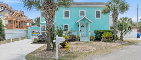 This blue beauty is located in the Ocean Drive area of North Myrtle Beach, SC. 