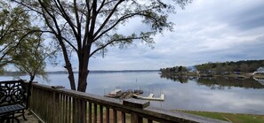 View from the second story deck.