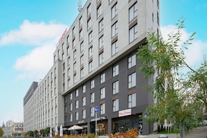 Modern property building.