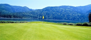 Sudden Valley golf course overlooking beautiful Lake Whatcom. 