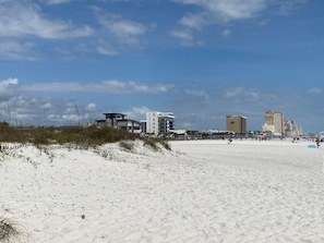 View of our beach