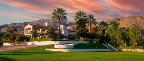 Main Villa at Sunset