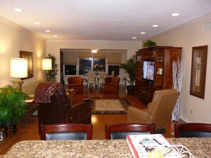 Family room/open to kitchen area.