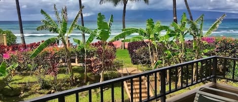 The stunning view from the living room and lanai!