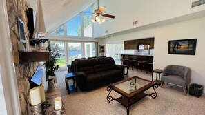 Living Room with Smart Tv