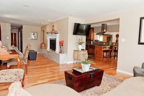 Living Room with 42 inch flat screen