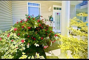 Townhouse’s front deck