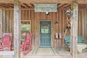 Front door and porch