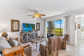 Living Room out to Rear Lanai