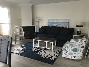 New living room furniture & flooring
