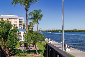 Newly built bridge over the canal on the intracoastal bay.  Fish, walk or sit inside the gazebo and watch the boats fly by.