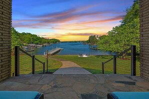 Enjoy the large, range lake views.