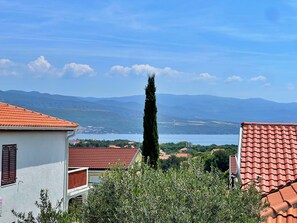 Blick von der Unterkunft