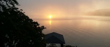 Foggy sun rise over Lake Tellico!