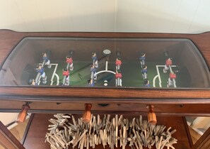 Living room - mini foosball table 