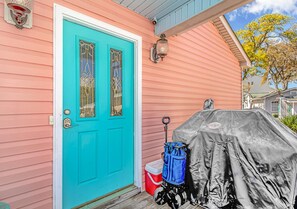 Front door and grill