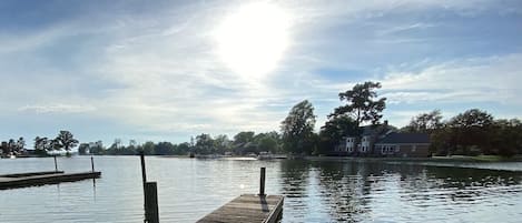 Enjoy our quiet cove, from our private dock and gazebo - your private gateway to lakeside fun!