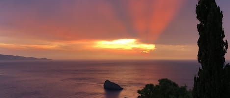 Vue sur la plage/l’océan