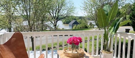 Private master bedroom terrace makes the perfect place to unwind.