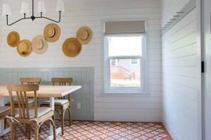 Dining room with garage access
