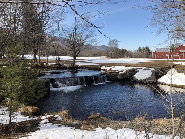 Plattekill Creek Waterfall view from the house