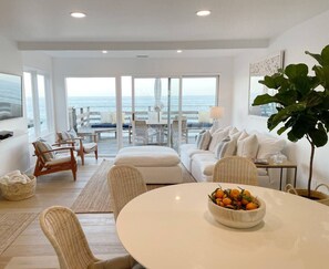 Upstairs Dining and Living room