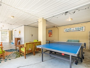 Garage area entertainment